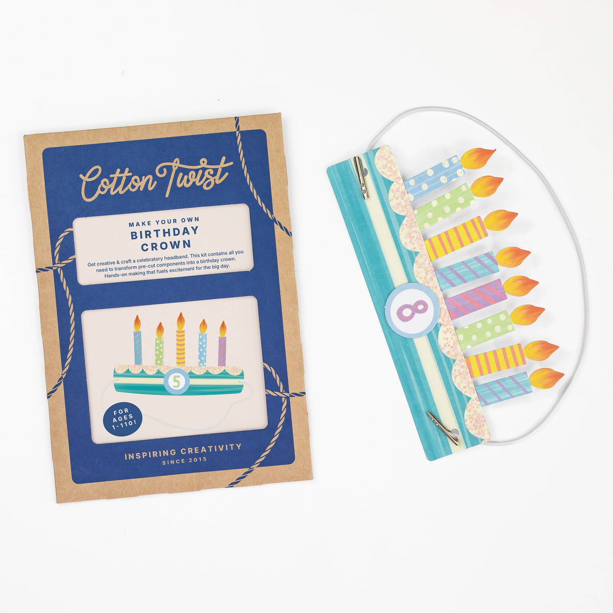 Cotton Twist | Lag din egen bursdagskrone | DIY hobbysett
