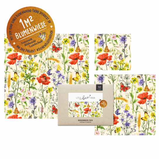 little bee fresh | Bivoksark, 3 pk Startsett, "Bee Dream" | S/M/L