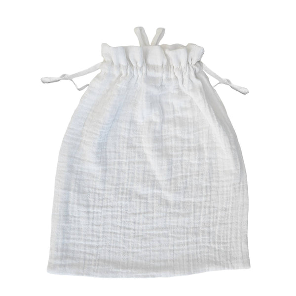 Summerville Organic | Musselinpose i 100% Økologisk Bomull, 30×35 cm | Hvit