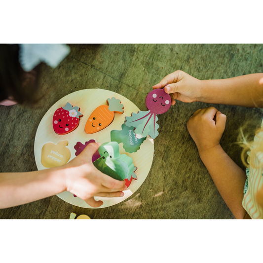 Orange Tree Toys | Frukt og Grønnsaker | Puslespill