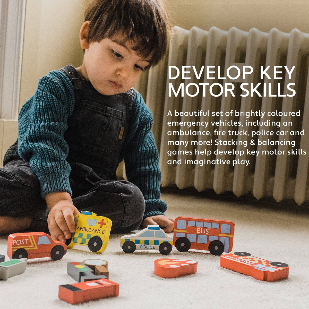 Orange Tree Toys | Stablespill, Utrykningskjøretøy