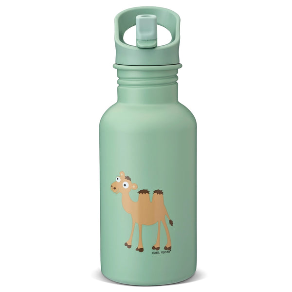 Carl Oscar | STEELish™ Flask 0.5L | Green Camel