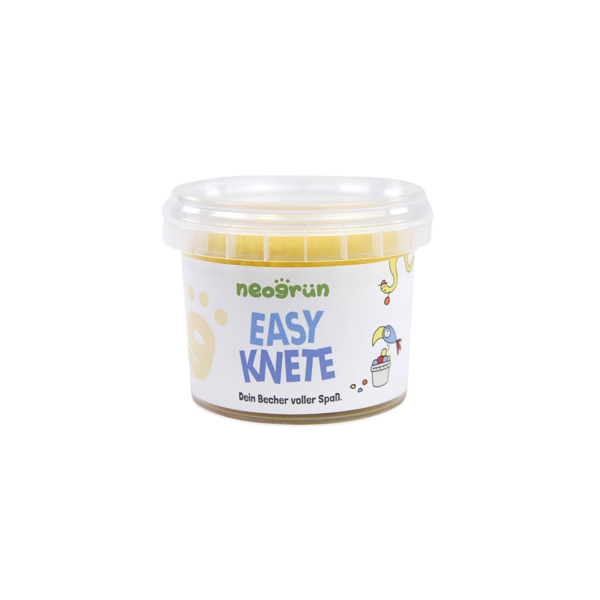 neoGRÜN | Modelleire / Lekedeig, Easy Dough, Økologisk / Vegansk, 120g | Gul