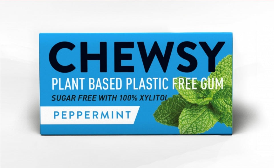 Chewsy | Tyggegummi, Plantebasert og 100% Plastfri | Peppermint