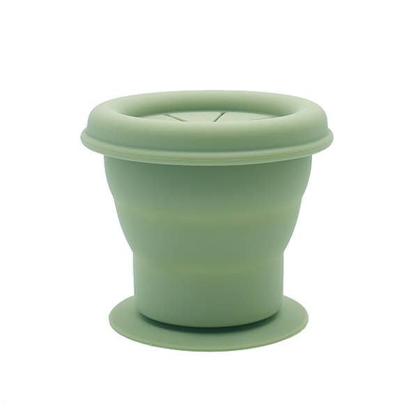Summerville Organic | Snackskål / Snackkopp 100% Silikon | Cameo Green