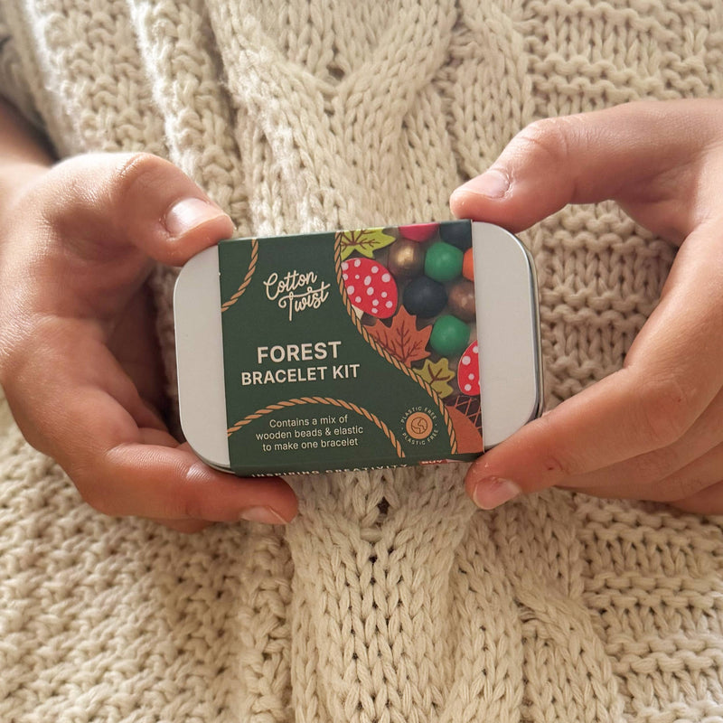 Cotton Twist | Perlesett med Treperler, Skog