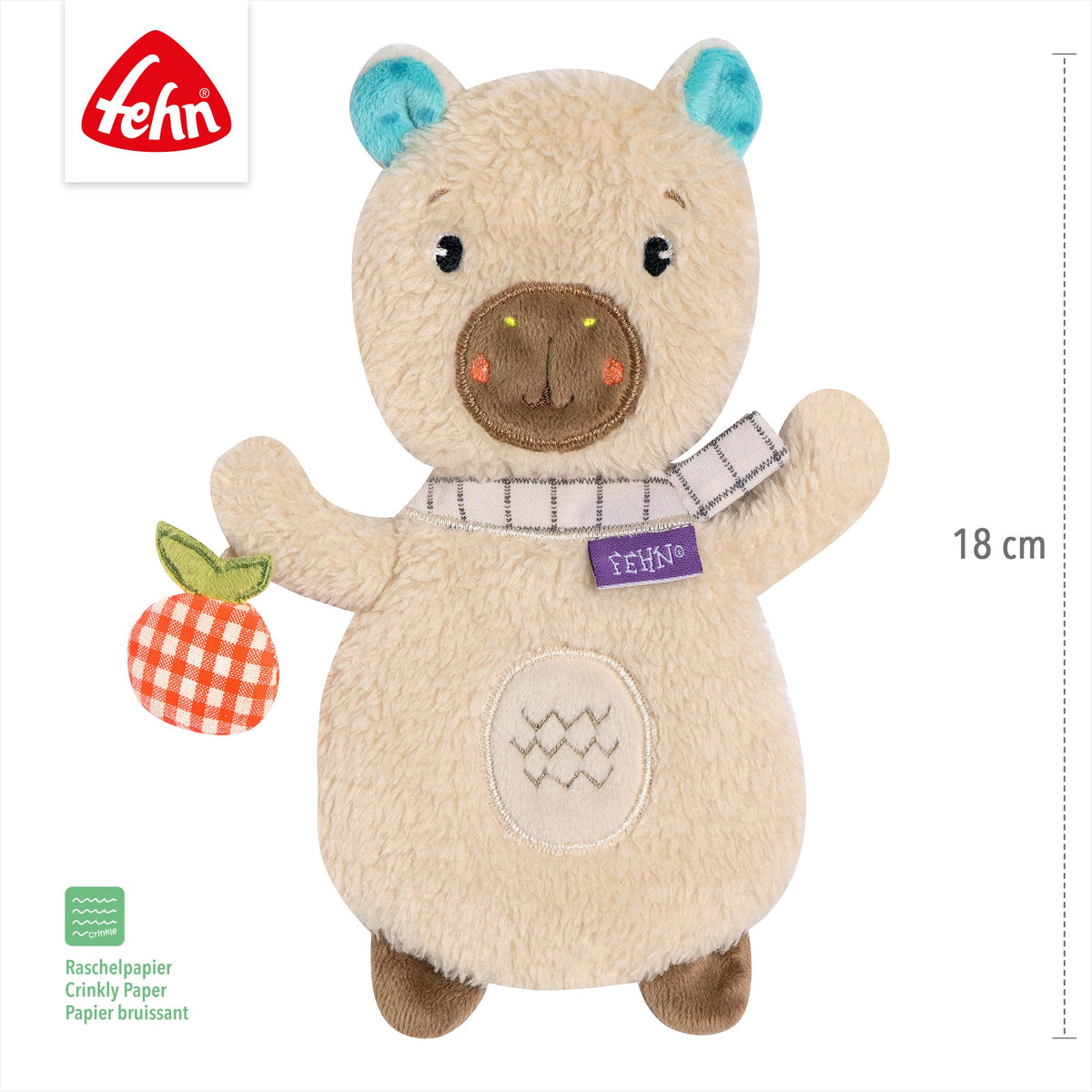 Fehn | Aktivitetsleke med knitring – Kapybara Clara
