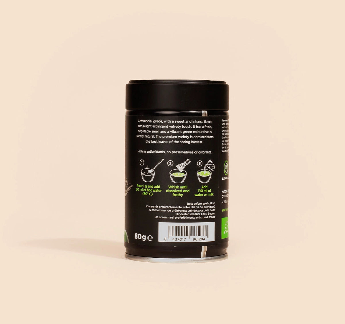 Matcha & CO | Premium Matcha, økologisk ceremonial grade – 80 g