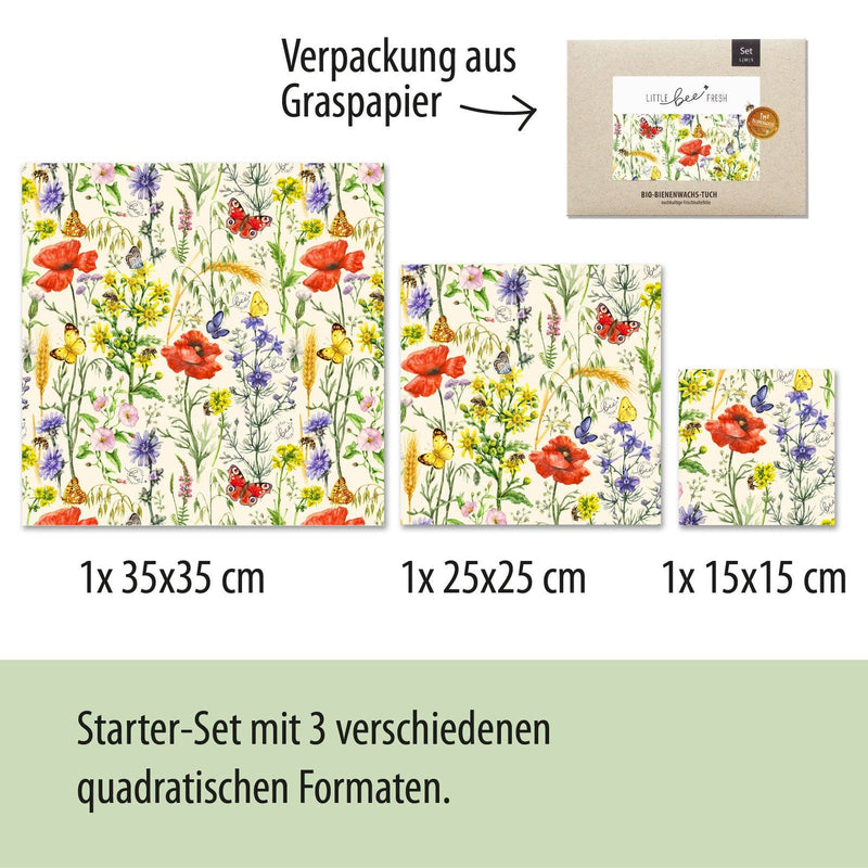 little bee fresh | Bivoksark, 3 pk Startsett, "Bee Dream" | S/M/L
