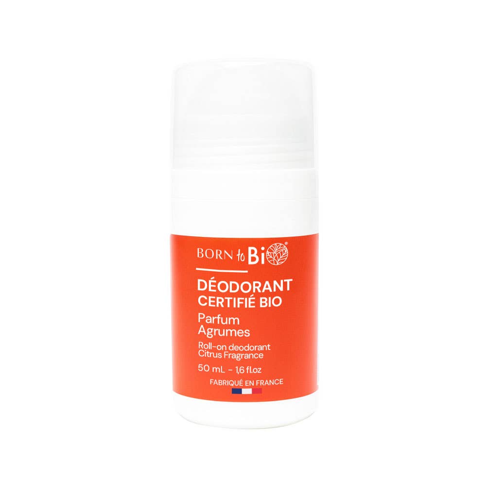 Born to Bio | Deodorant, Økologisk, Duft av Frisk Sitrus - 50 ml – Pippei
