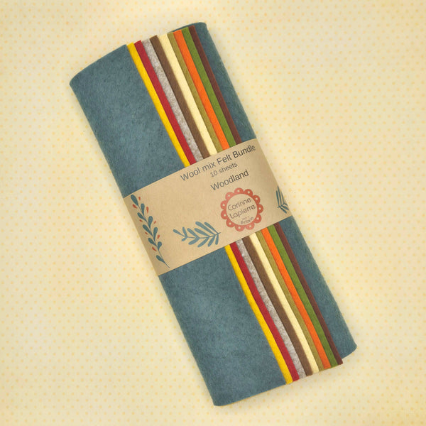 Filtark i Ullblanding, 10 stk | Woodland