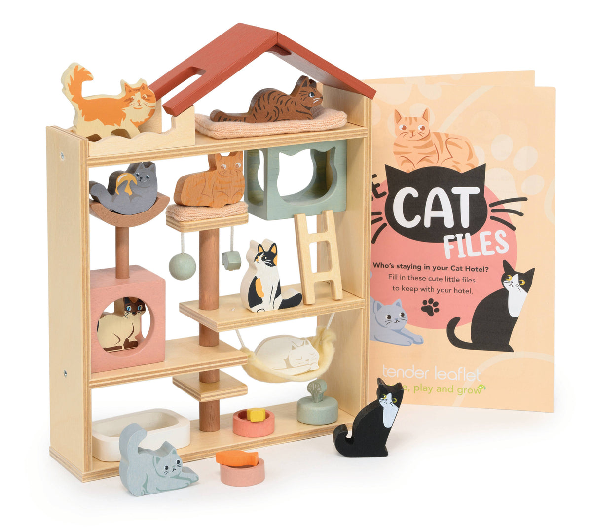 Tender Leaf | Kattehotellet, "Purrfect Stay Cat Hotel" - 99%* Plastfri