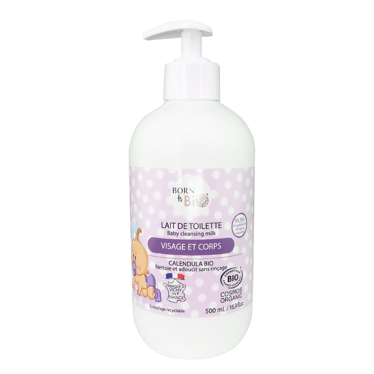 Born to Bio | Rensemelk, Økologisk for Baby og Barn - Ringblomst | 500 ml