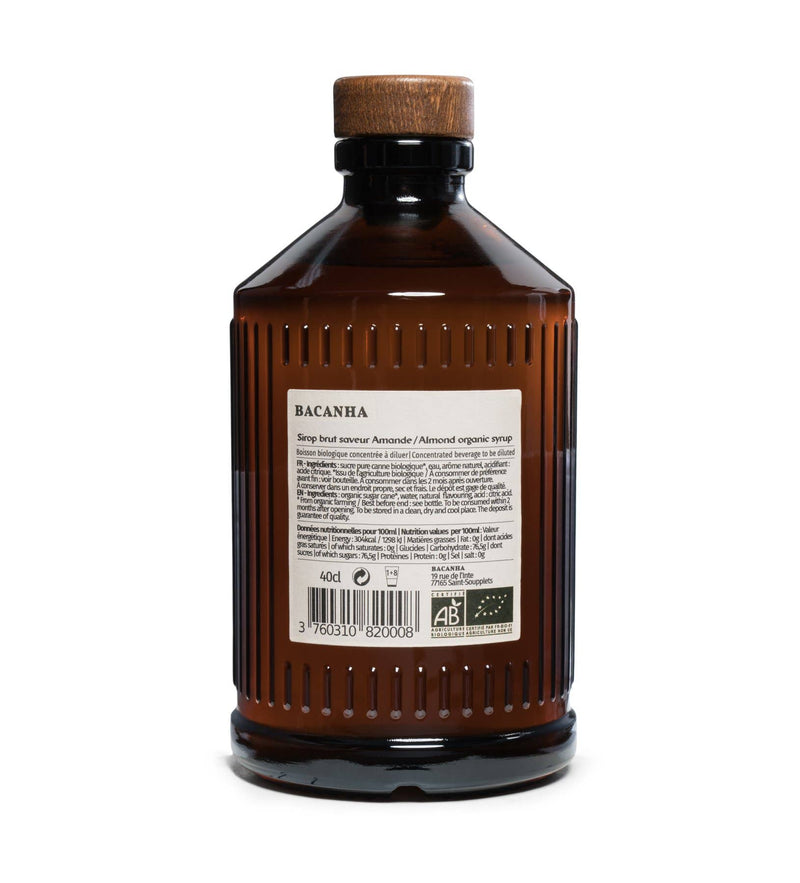 Bacanha | Mandel-sirup, økologisk - 400ml