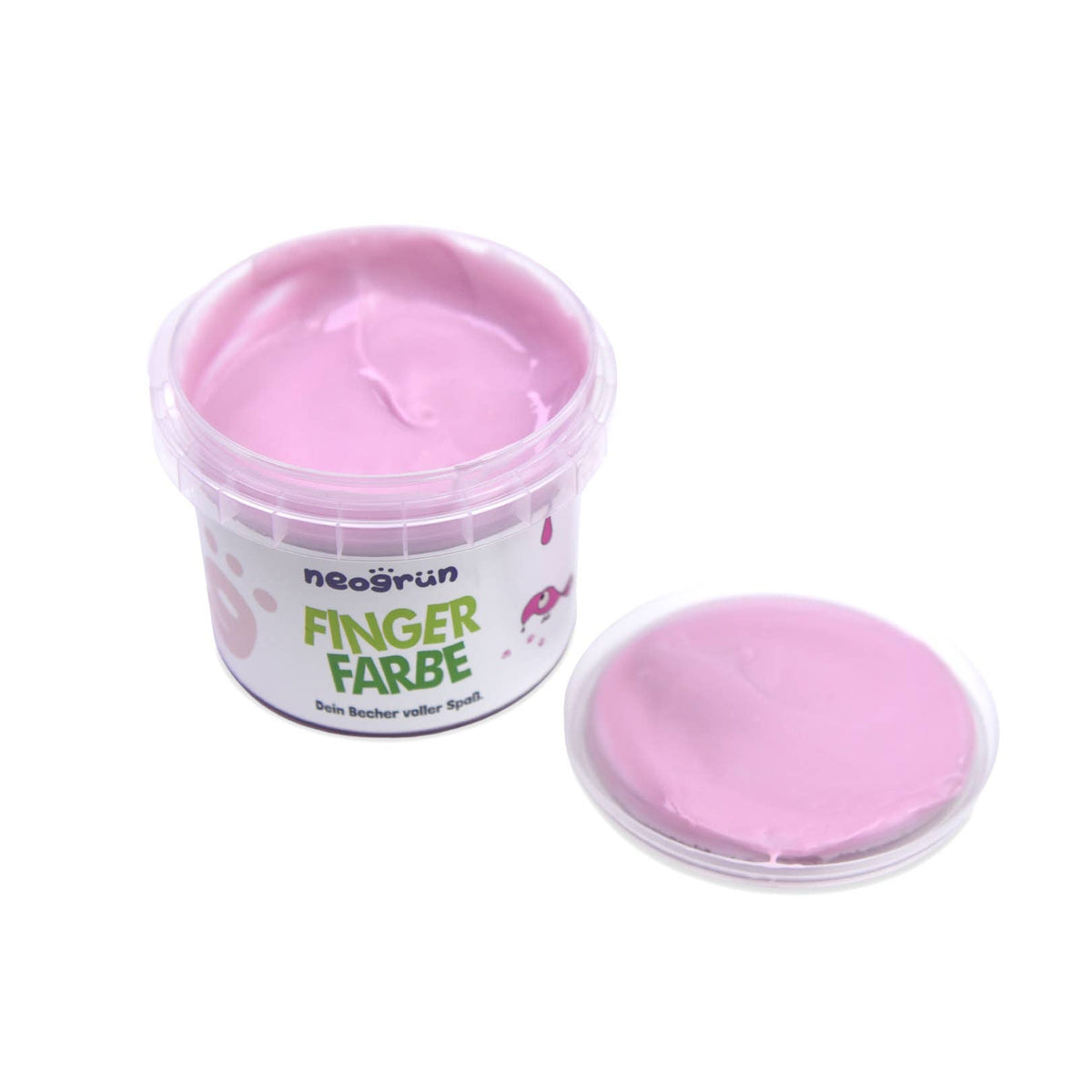 neoGRÜN | Fingermaling, Økologisk / Vegansk, 120g | Rosa