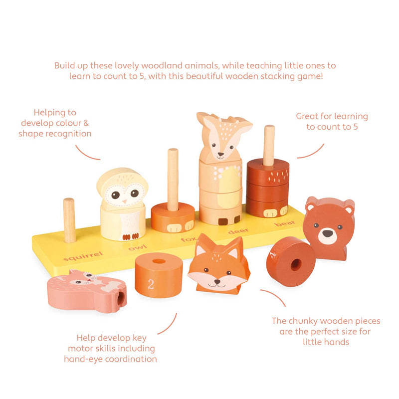 Orange Tree Toys | Skogsdyr | Telle- og Stablespill