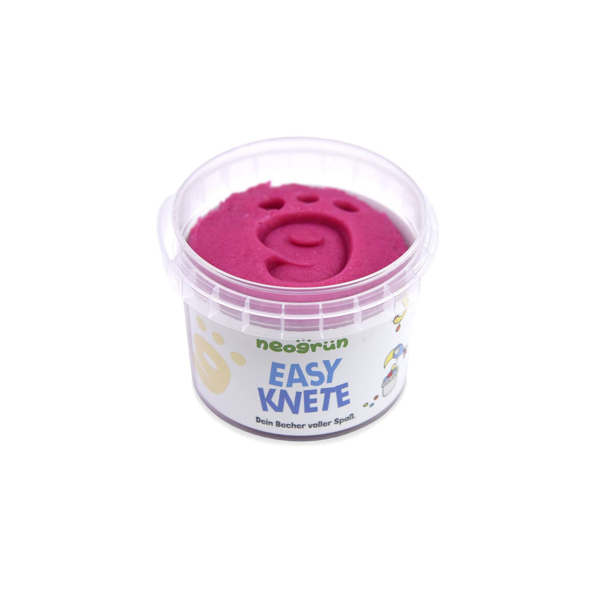 neoGRÜN | Modelleire / Lekedeig, Easy Dough, Økologisk / Vegansk, 120g | Rosa