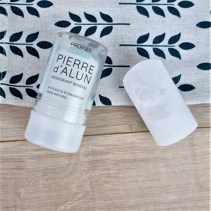 Propos'Nature | Naturlig Saltstein Deodorantstift – Parfymefri og skånsom (115 g)