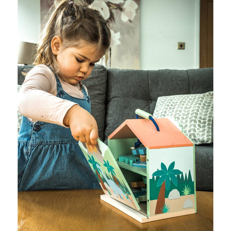 Orange Tree Toys |  Trehus Lekesett | Dinousar