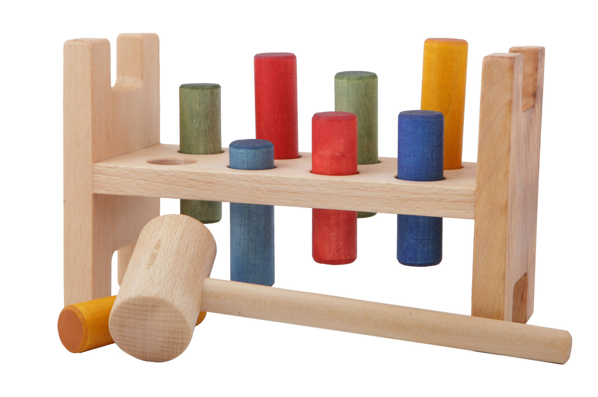 Wooden Story | Bankebrett / Hamrebrett, Montessori Treleke - Regnbue