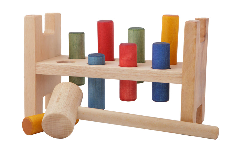 Wooden Story | Bankebrett / Hamrebrett, Montessori Treleke - Regnbue