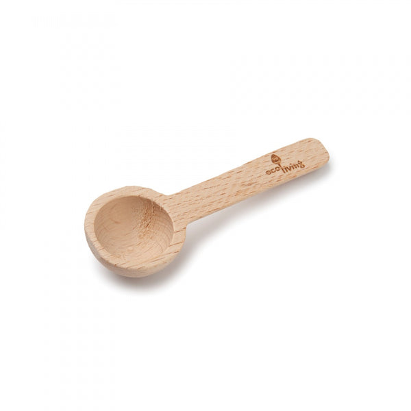 Måleskje / Kaffeskje av bøk, 9cm