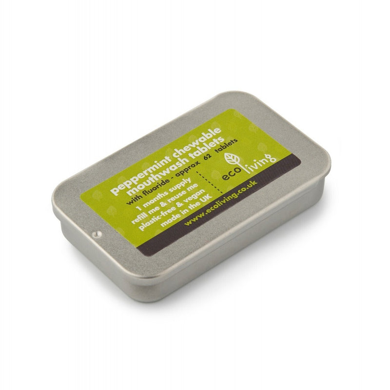 ecoLiving | Tannkremtabletter med fluor - Peppermynte