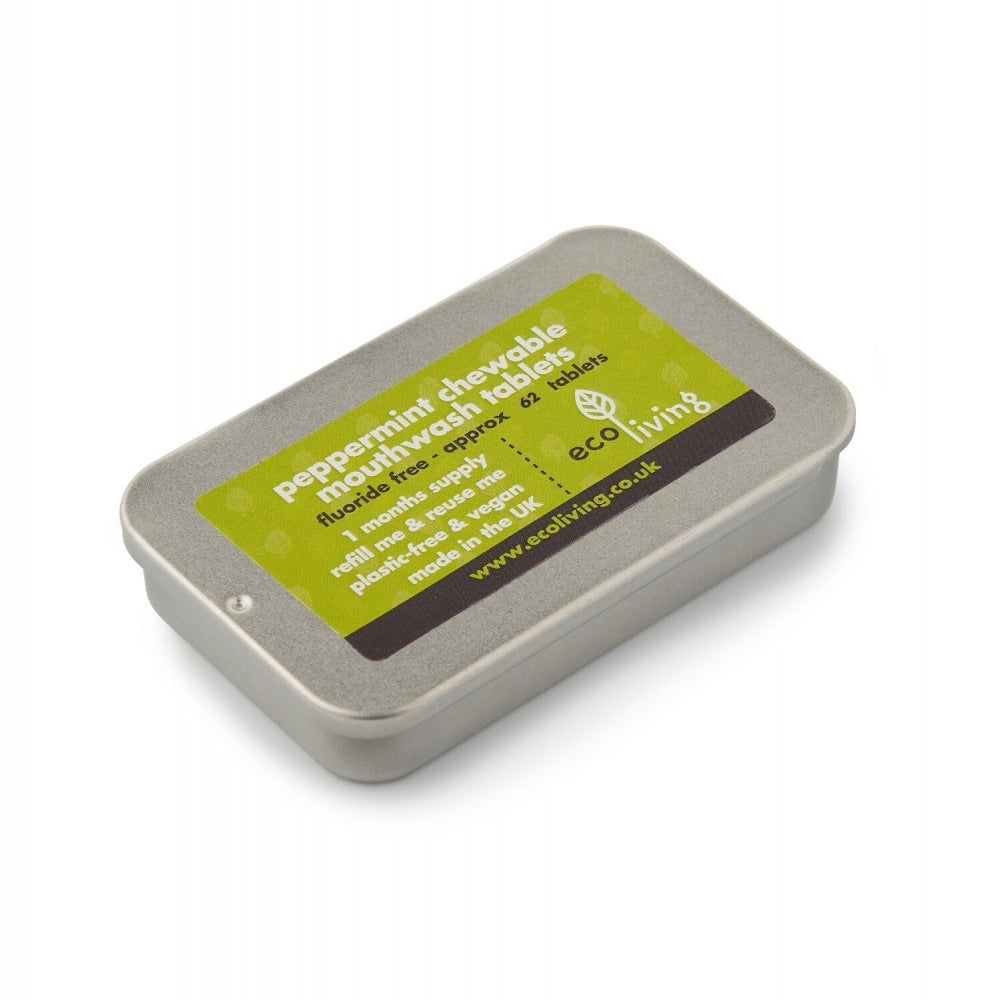 ecoLiving | Tannkremtabletter fluorfri - Peppermynte