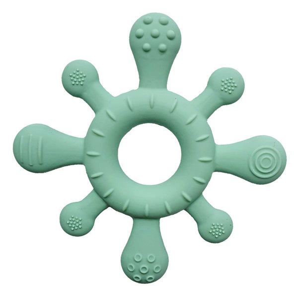 Summerville Organic | Biteleke i 100% silikon | Cameo Green