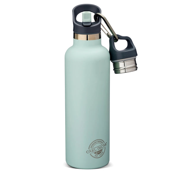 Carl Oscar | TEMPflask, 0.7L, 100% Lekkasjesikker | Green