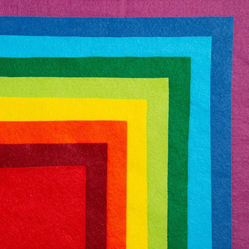 Wool Couture Company | Ullblandingsfilt 10-pakning - Rainbow