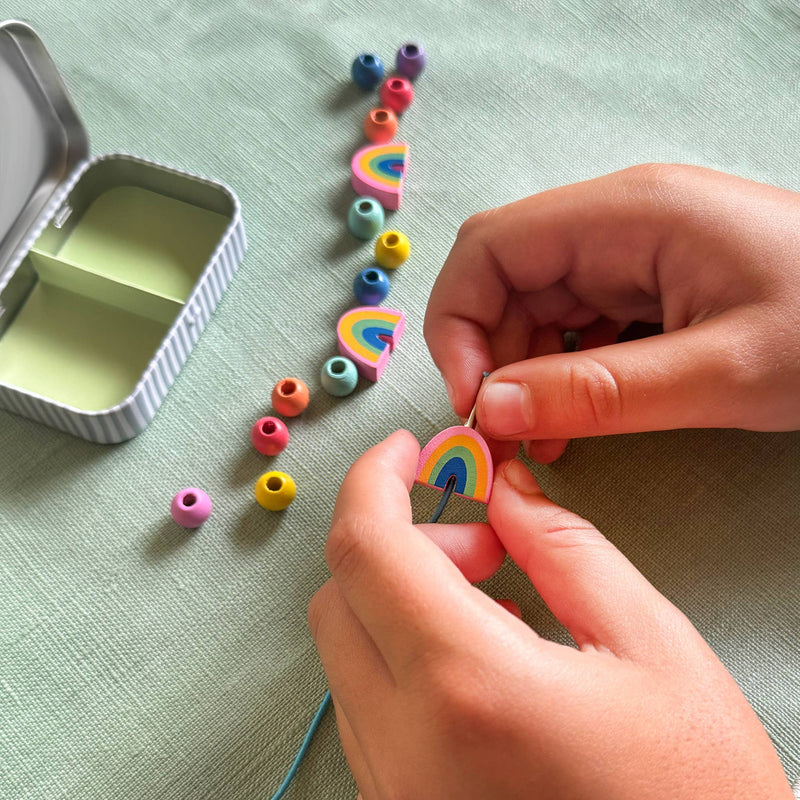 Cotton Twist | Lag ditt eget Armbånd, Regnbue