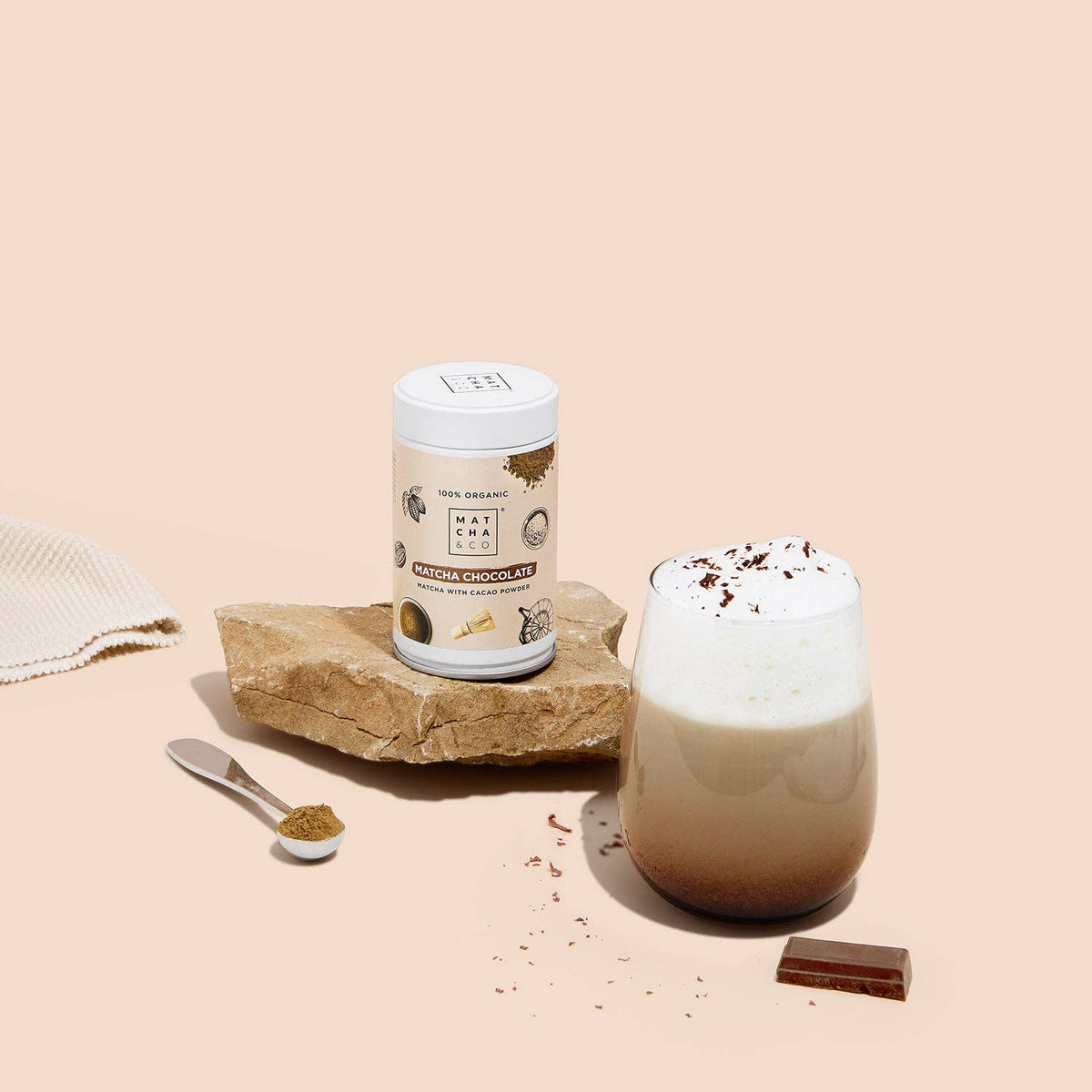Matcha & CO | Matcha med kakao, økologisk – 80 g
