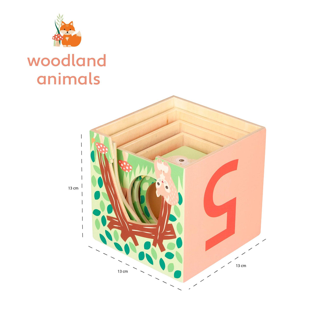 Orange Tree Toys | Stablekuber, Skogsdyr