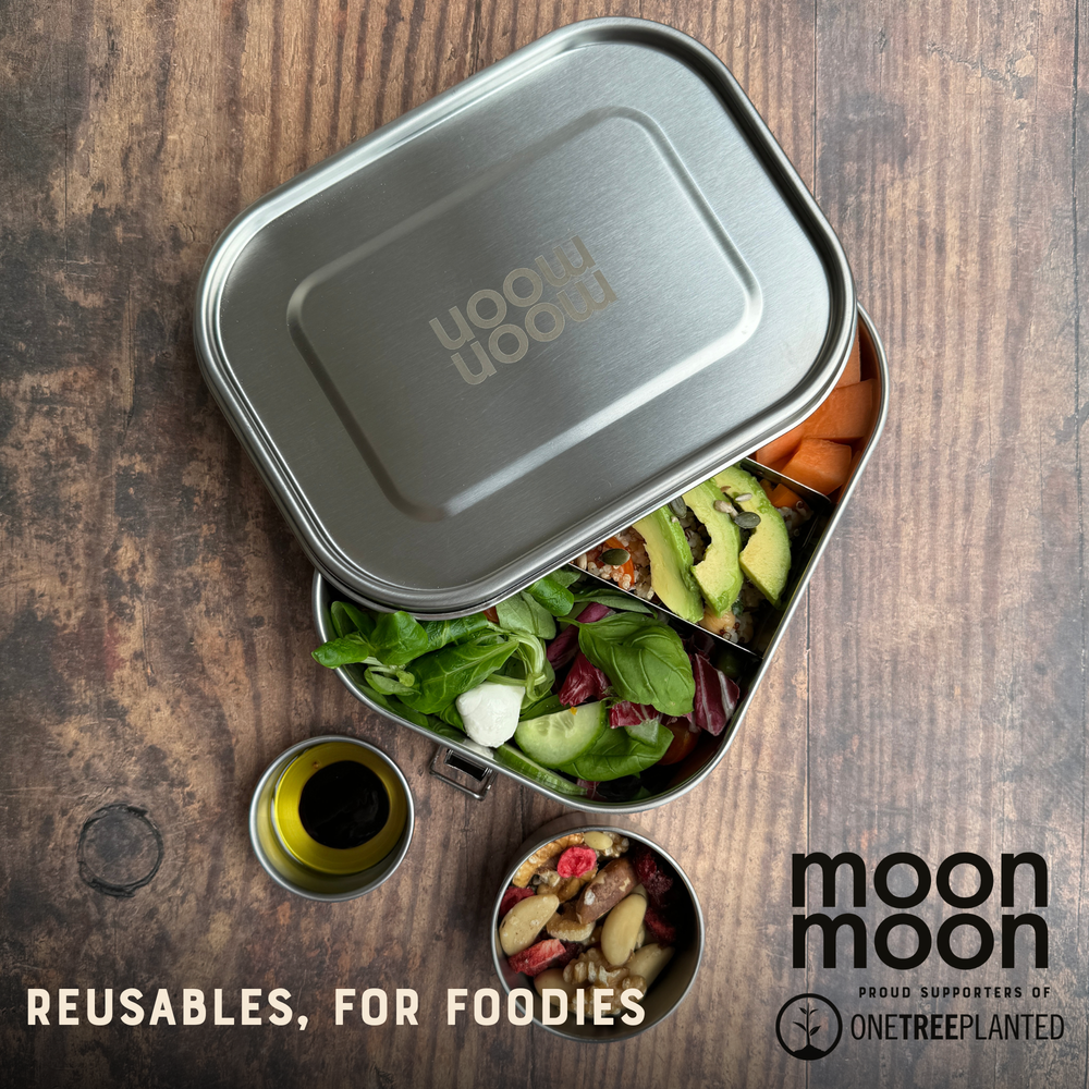 moonday②ボックス moonmoon | Matboks / Ildfast Form, i Rustfritt Stål | 1.4L, 2