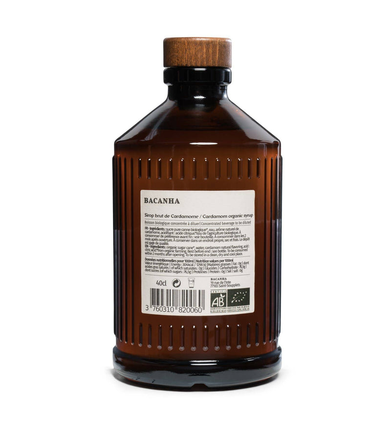 Bacanha | Kardemommesirup, økologisk – 400 ml