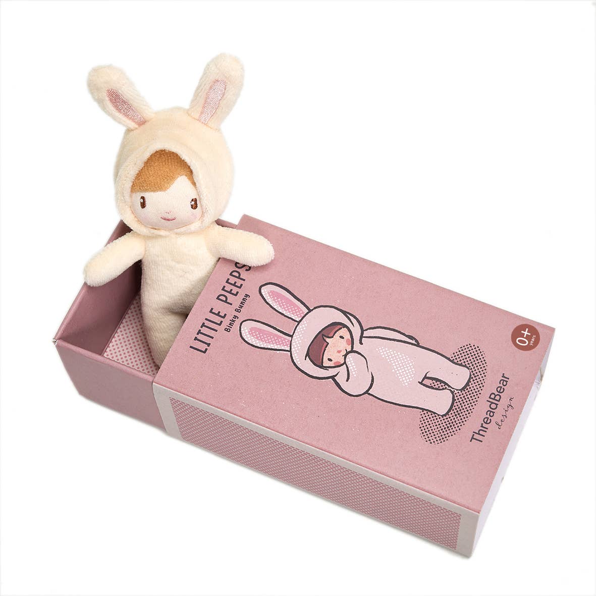 Tender Leaf | Little Peeps Binky Bunny – liten kanindukke, 12 cm