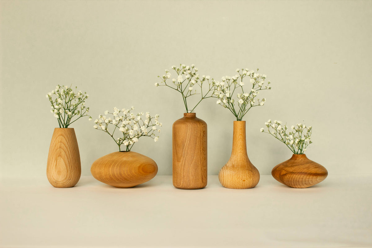 Wooden Story | Tiny Flower Pot No. 03 – med glass