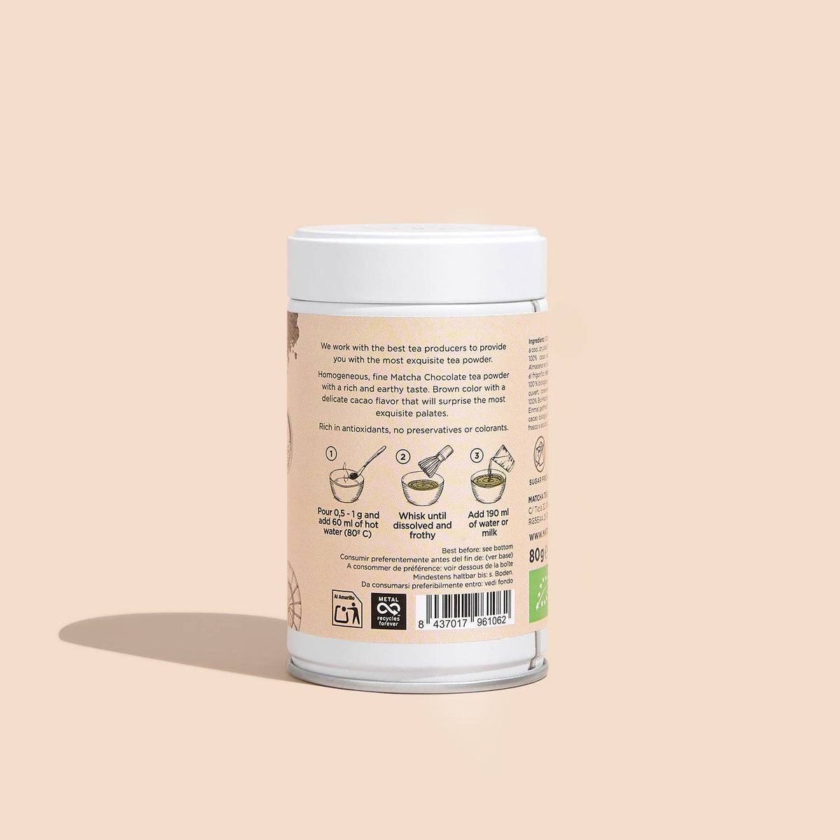 Matcha & CO | Matcha med kakao, økologisk – 80 g