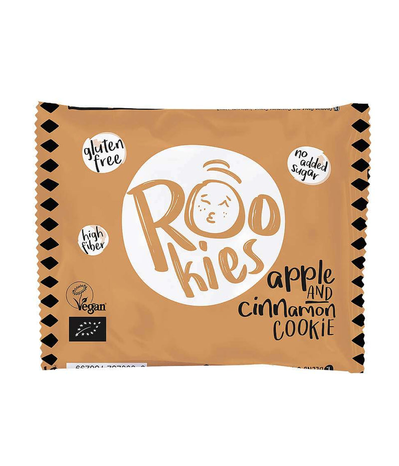 Smart Organic | Økologisk Småkake/Kjeks, Eple og Kanel, Rookies – 40 g