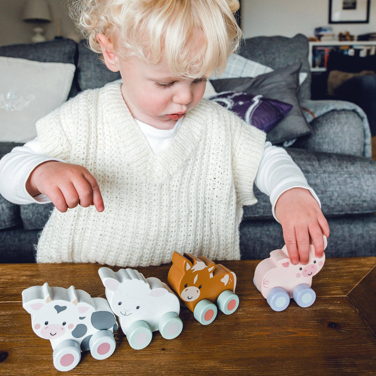 Orange Tree Toys | Min Første Dytteleke, Ku