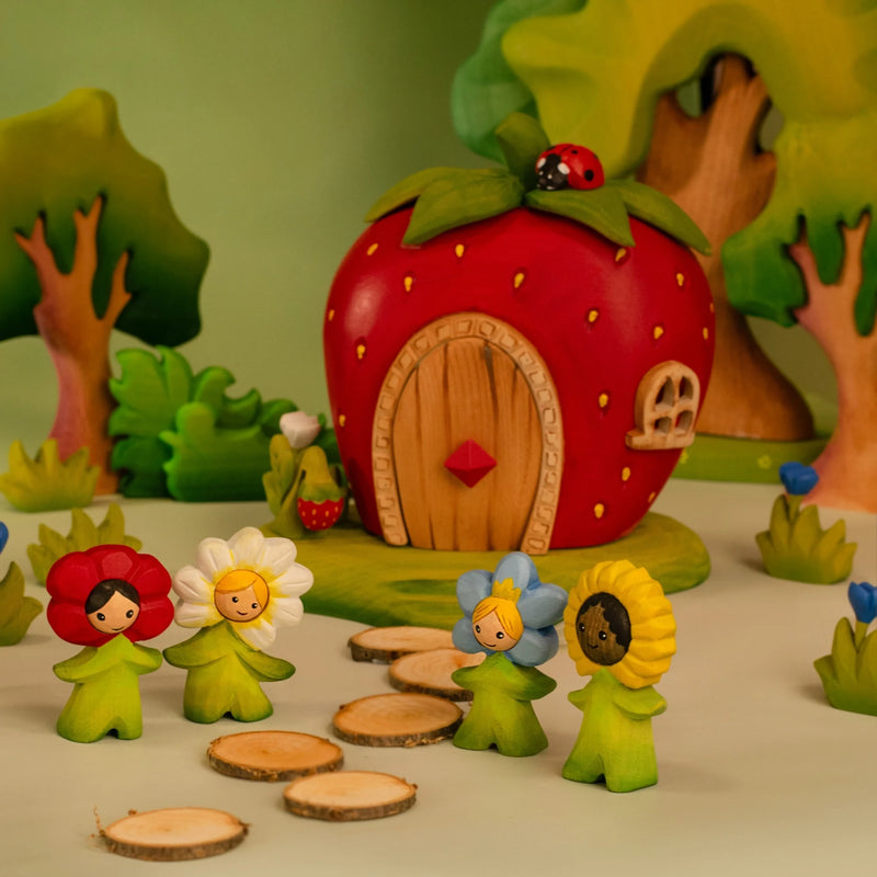 BumbuToys | Blomsterbarn - Prestekrage