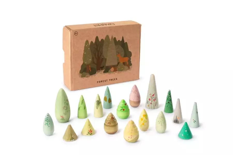 Grapat | Forest Tree - Sett med 18 deler