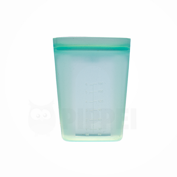 GØLI | Silikonposer til trygg oppbevaring av morsmelk m.m. 3-pk | 180ml (220ml) | Grønn