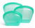 GØLI | Silikonposer til Oppbevaring, Matlaging m.m. - Plastfri | 3 stk á 3500 ml, 2000 ml, 1000 ml | Grønn