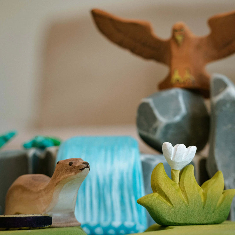 BumbuToys | Gress med hvit blomst - liten
