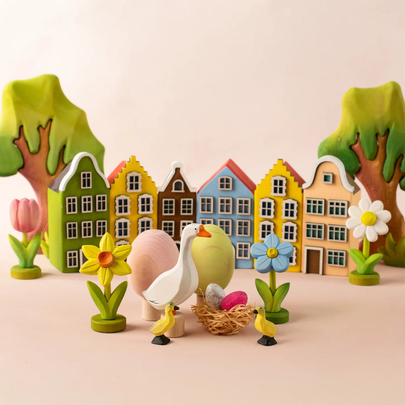 BumbuToys | Green Flower Stand - Grønn blomsterholder
