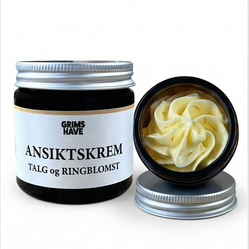 Grims Have | Ansiktskrem, Økologisk - Talg og Ringblomst | 60 ml
