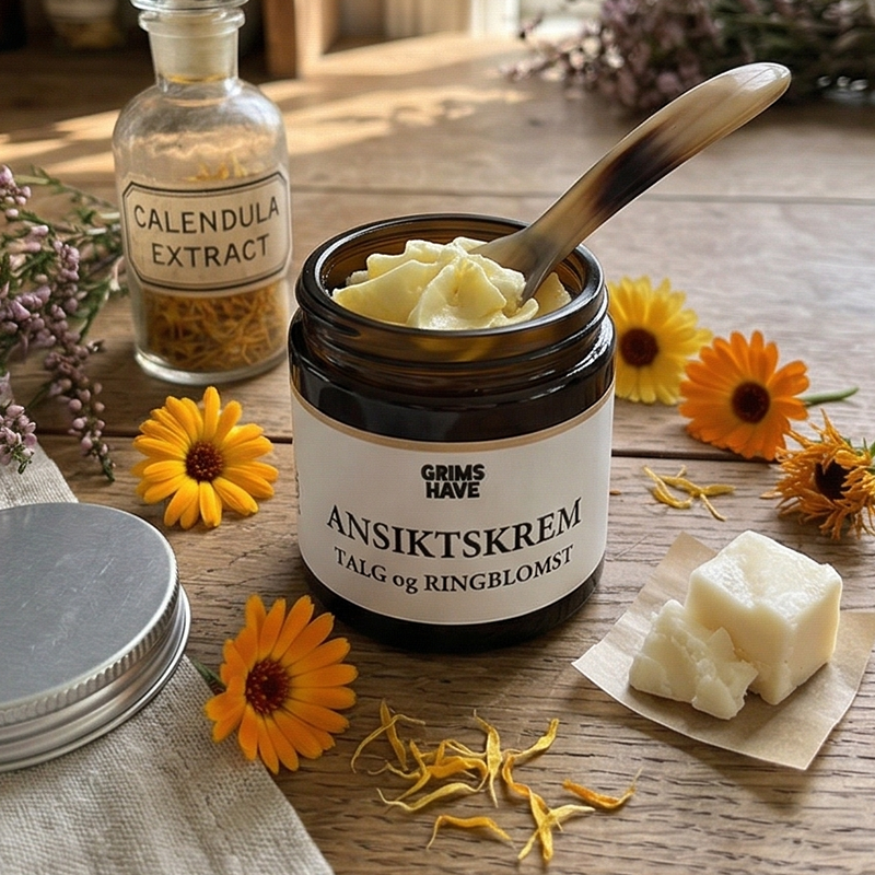 Grims Have | Ansiktskrem, Økologisk - Talg og Ringblomst | 60 ml