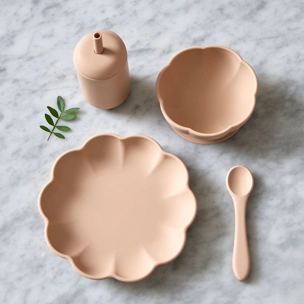 Jack O Juno | Little Poppy Dining set (4 deler) | Oatmeal